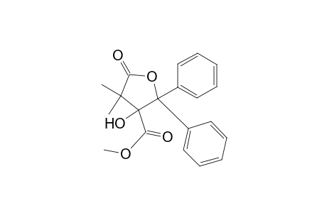 Methyl-3-hydroxy-4,4-dimethyl-5-oxo-2,2-diphenyltetrahydrofuran-3-carboxylate