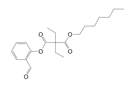 Diethylmalonic acid, 2-formylphenyl heptyl ester