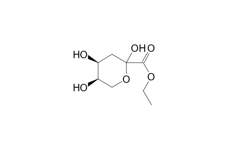 Ethyl 3-desoxy-L-threo-2-hexulosonate