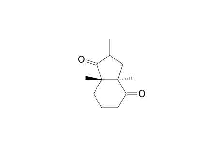 1H-Indene-1,4(2H)-dione, hexahydro-2,3a,7a-trimethyl-, (3a.alpha.,7a.beta.)-