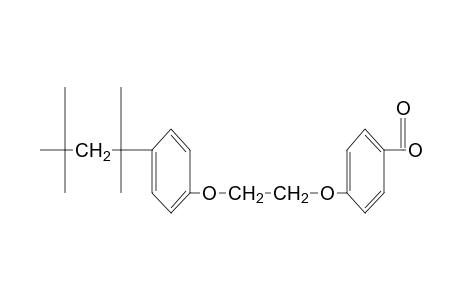 p-{2-[p-(1,1,3,3-tetramethylbutyl)phenoxy]ethoxy}benzoic acid