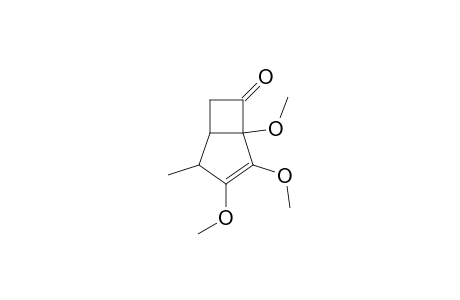 4-Methyl-1,2,3-trimethoxybicyclo[3.2.0]hept-2-en-7-one