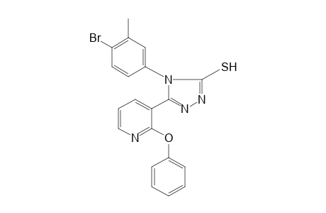 4-(4-bromo-m-tolyl)-5-(2-phenoxy-3-pyridyl)-4H-1,2,4-triazole-3-thiol