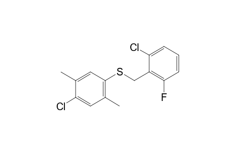 2-chloro-6-fluorobenzyl 4-chloro-2,5-xylyl sulfide