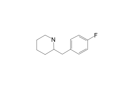 2-[(4-Fluorophenyl)methyl]piperidine