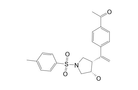 (3S,4S)-4-[1-(4-Acetyphenyl)ethenyl]-1-[(4-methylphenyl)sulfonyl]-3-pyrrolidinol