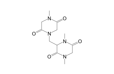 Piperazine-2,5-dione, 1,4-dimethyl-3-(4-methyl-3-piperazinyl)methyl-