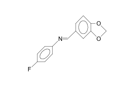 p-fluoro-N-piperonylideneaniline