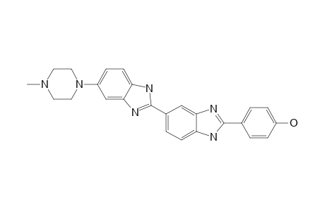 p-[5-(4-methyl-1-piperazinyl)-2,5'-bibenzimidazol-2'-yl]phenol