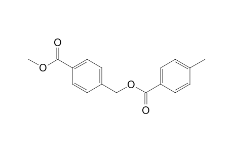 Benzoic acid, 4-methyl-, [4-(methoxycarbonyl)phenyl]methyl ester