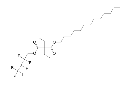 Diethylmalonic acid, 2,2,3,4,4,4-hexafluorobutyl tridecyl ester