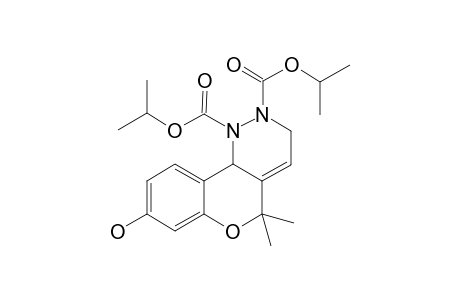 Diisopropyl 8-hydroxy-5,5-dimethyl-5,10b-dihydro-1H-chromeno[4,3-c]pyridazine-1,2(3H)-dicarboxylate