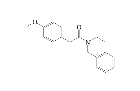 Acetamide, 2-(4-methoxyphenyl)-N-benzyl-N-ethyl-