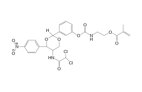 Methacrylic acid, 2-(3-(5-(dichloroacetylamino)-4-(4-nitrophenyl)-1,3-dioxan-2-yl)phenoxycarbonylamino)ethyl ester