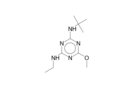 1,3,5-Triazine-2,4-diamine, N-(1,1-dimethylethyl)-N'-ethyl-6-methoxy-