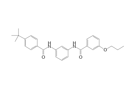 benzamide, N-[3-[[4-(1,1-dimethylethyl)benzoyl]amino]phenyl]-3-propoxy-