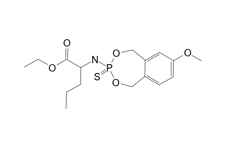 ETHYL-2-[(7-METHOXY-3-SULFIDO-1,5-DIHYDRO-2,4,3-BENZODIOXAPHOSPHEPIN-3-YL)-AMINO]-PENTANOATE