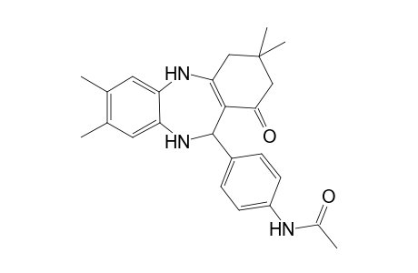 N-[4-(3,3,7,8-tetramethyl-1-oxo-2,3,4,5,10,11-hexahydro-1H-dibenzo[b,e][1,4]diazepin-11-yl)-phenyl]-acetamide