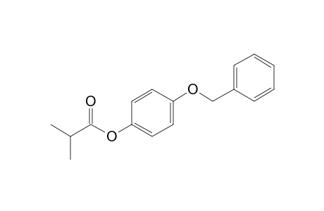 2-Methylpropionic acid, 4-benzyloxyphenyl ester