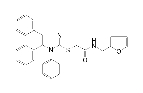 acetamide, N-(2-furanylmethyl)-2-[(1,4,5-triphenyl-1H-imidazol-2-yl)thio]-