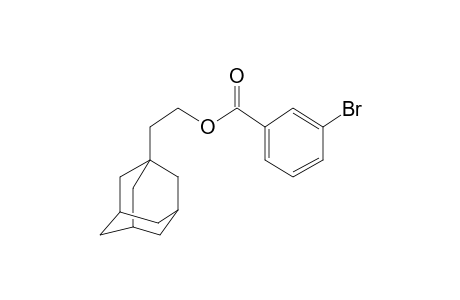 3-Bromobenzoic acid, 2-(1-adamantyl)ethyl ester