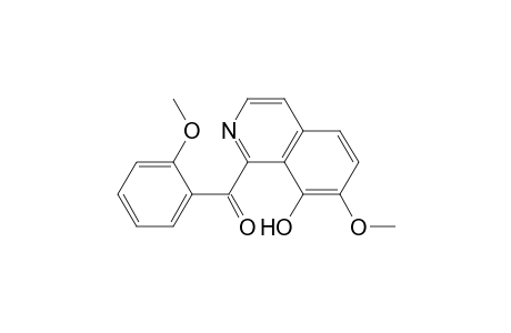 Methanone, (8-hydroxy-7-methoxy-1-isoquinolinyl)(2-methoxyphenyl)-