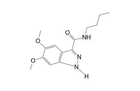 N-butyl-5,6-dimethoxy-1H-indazole-3-carboxamide