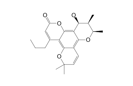 (+-)-Calanolide C