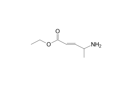 2-(E)-Pentenoic acid, (4S)-amino-, ethyl ester