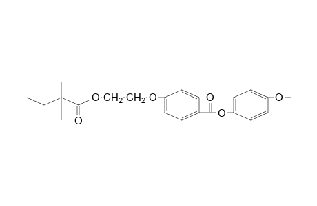 Poly[1-methyl-1-(methoxy-1,4-phenyleneoxybenzoyloxyethyleneoxycarbonyl)ethylene]