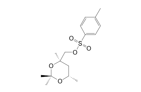 [(4S,6R)-2,2,4,6-TETRAMETHYL-1,3-DIOXAN-4-YL]-METHYL-TOLUENE-4-SULFONATE