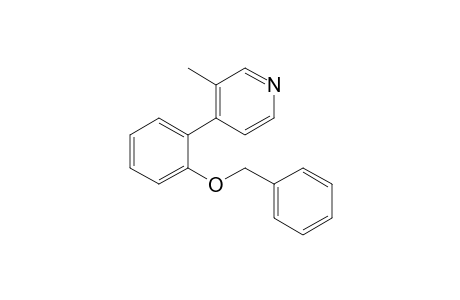 3-Methyl-4-(2-benzyloxyphenyl)pyridine