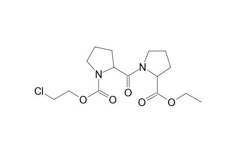 D-Prolyl-D-proline, N-(2-chloroethoxycarbonyl)-, ethyl ester