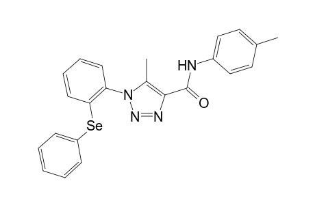 5-Methyl-1-[2-(phenylselanyl)phenyl]-N-p-tolyl-1H-1,2,3-triazole-4-carboxamide