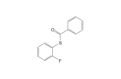 THIOBENZOIC ACID, S-o-FLUOROPHENYL ESTER