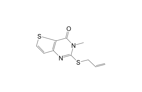 2-(ALLYLTHIO)-3-METHYLTHIENO[3,2-d]PYRIMIDIN-4(3H)-ONE