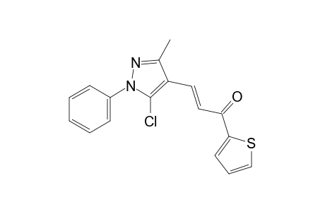 (2E)-3-(5-chloro-3-methyl-1-phenyl-1H-pyrazol-4-yl)-1-(2-thienyl)-2-propen-1-one