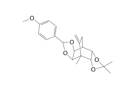 Hexahydro-6-(p-methoxyphenyl)-2,2,4-trimethyl-10-methylene-4,8-ethanobenzo[1,2-D : 4,5-D']-bis[1'',3'')-dioxole