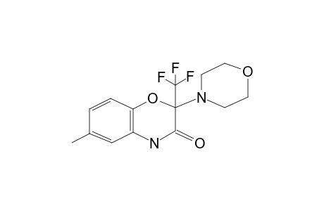 4H-Benzo[1,4]oxazin-3-one, 6-methyl-2-morpholin-4-yl-2-trifluoromethyl-