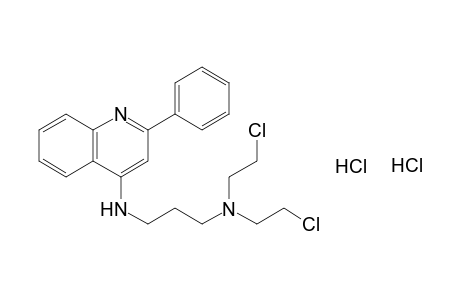 4-{3-[bis(2-chloroethyl)amino]propylamino}-2-phenylquinoline, dihydrochloride