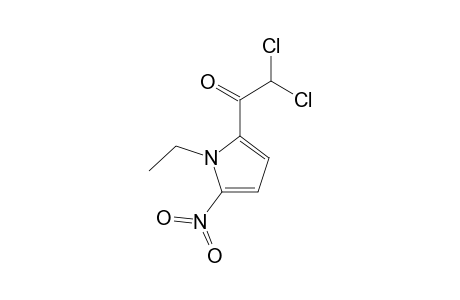 dichloromethyl 1-ethyl-5-nitropyrrol-2-yl ketone