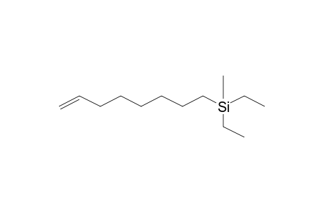 Diethyl(methyl)7-octenylsilane