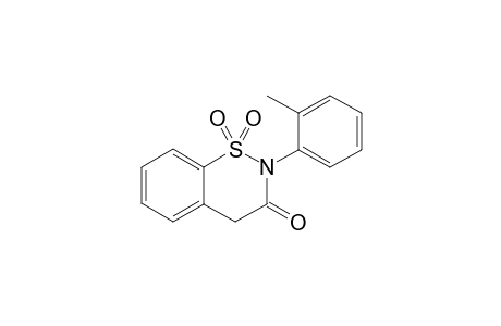 3,4-Dihydro-2-(2-methylphenyl)-2H-1,2-benzo[e]thiazine 1,1-dioxide