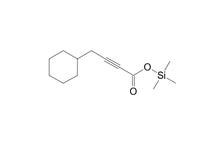 4-cyclohexyl-2-butynoic acid trimethylsilyl ester