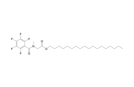 Sarcosine, N-pentafluorobenzoyl-, octadecyl ester