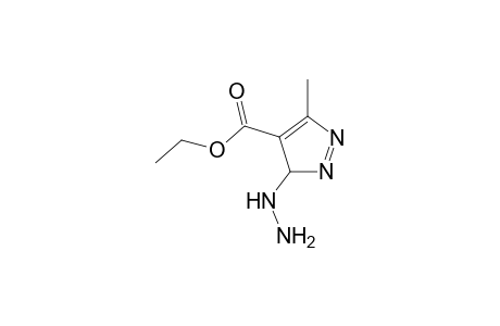 Ethyl 3-hydrazinyl-5-methyl-3H-pyrazole-4-carboxylate