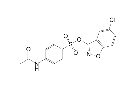 N-acetylsulfanilic acid, 5-chloro-1,2-benzisoxazol-3-yl ester