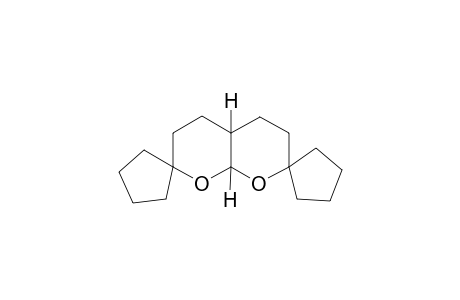 Dispiro[cyclopentane-1,2'-trans-tetrahydropyrano[2,3-b]pyran-7',1"-cyclopentane]