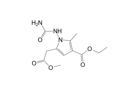 5-Methoxycarbonylmethyl-2-methyl-1-ureido-1H-pyrrole-3-carboxylic acid ethyl ester