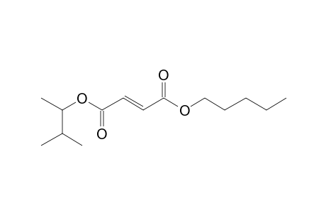 Fumaric acid, 3-methylbut-2-yl pentyl ester